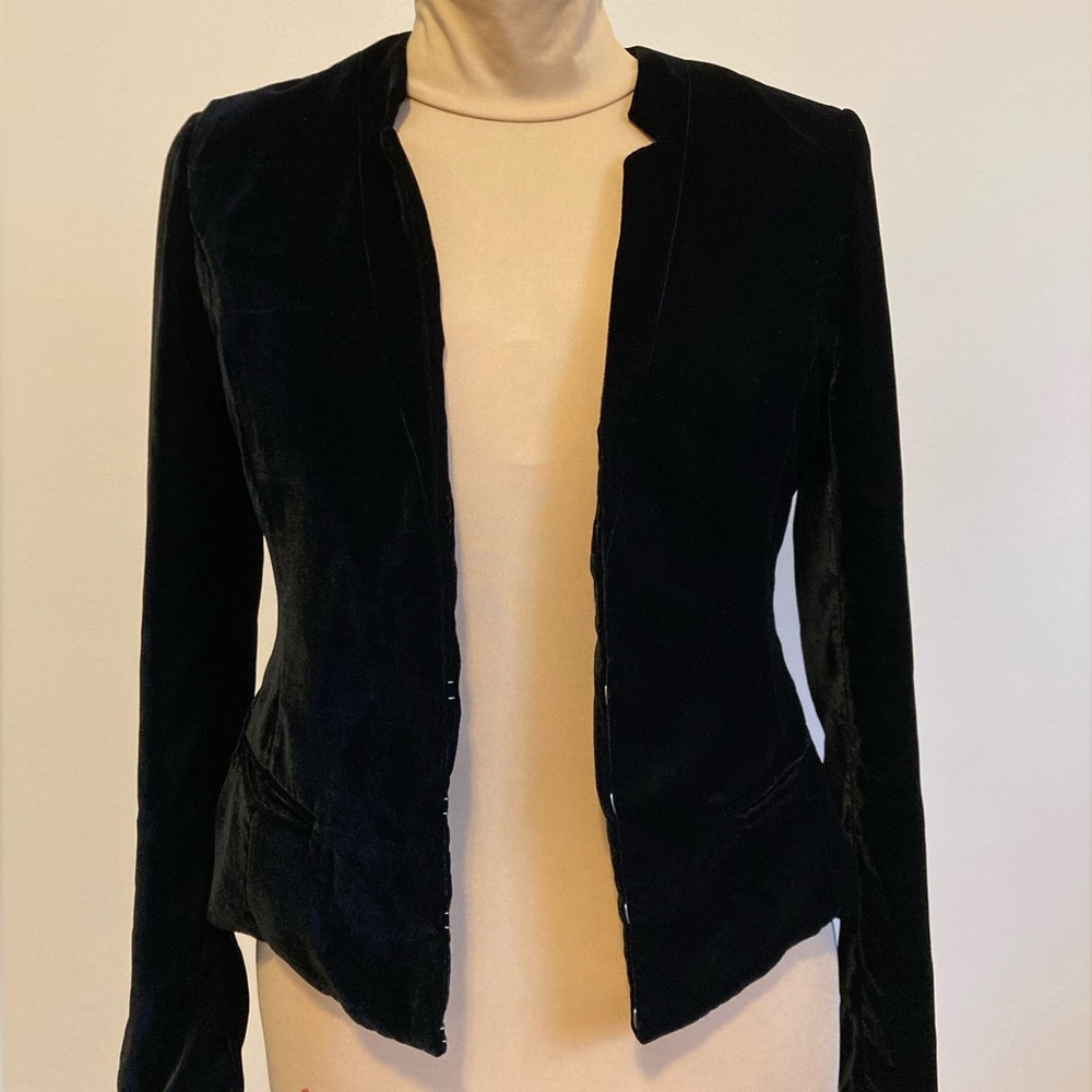 Victoria’s Secret black velvet jacket